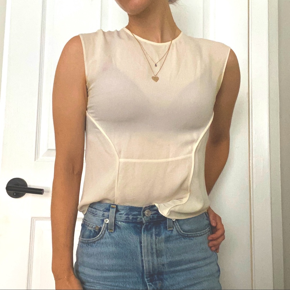 Veronica Beard Cream top